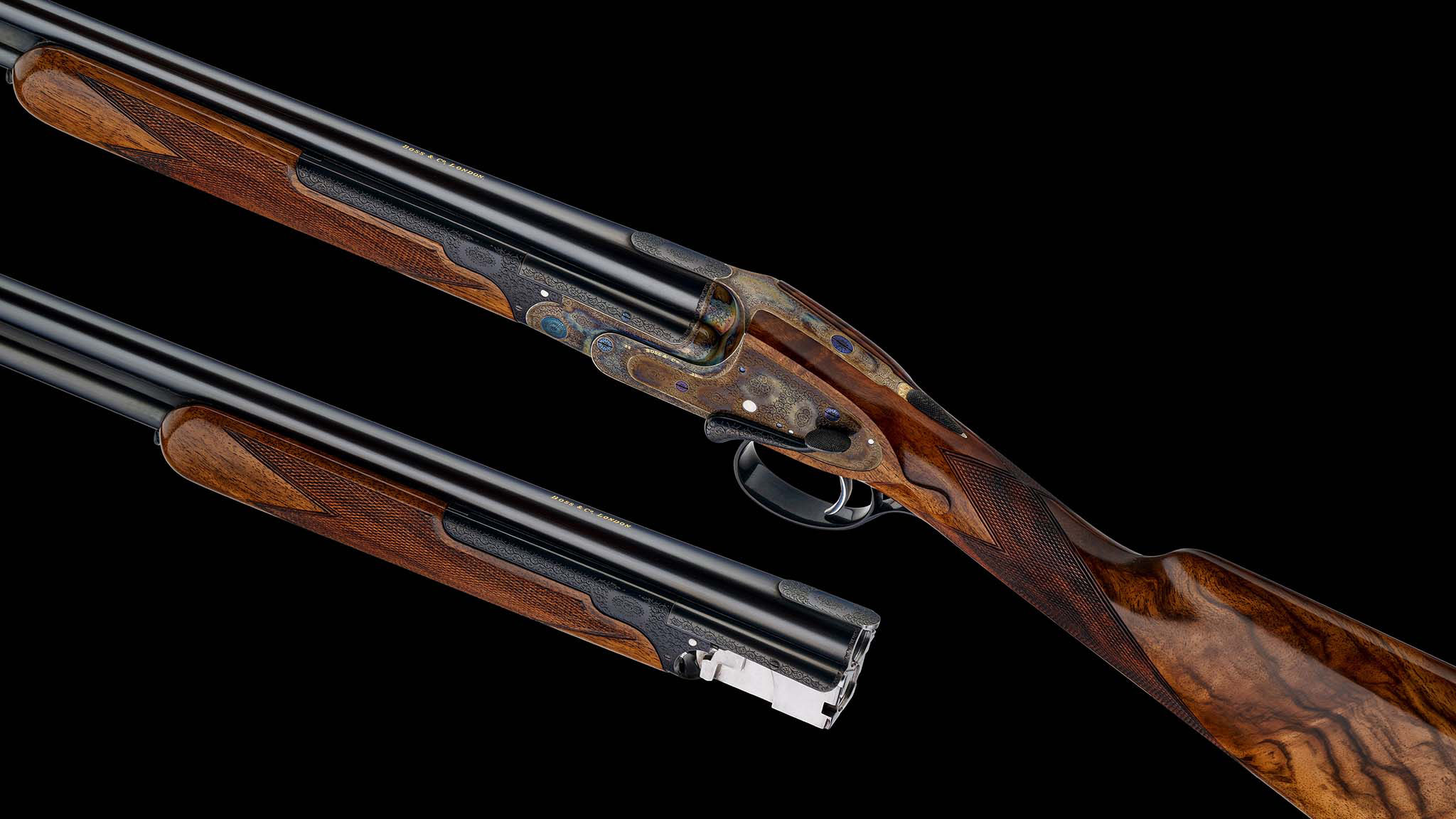 Boss & Co 1812 Side-lever with 28 bore & .410 barrels by Matthew Brown Photography