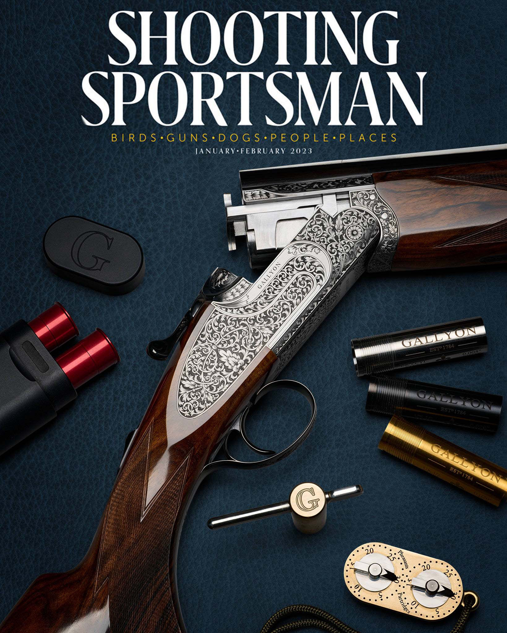 Shooting Sportsman cover featuring the Gallyon Cambridge by Matthew Brown Photography